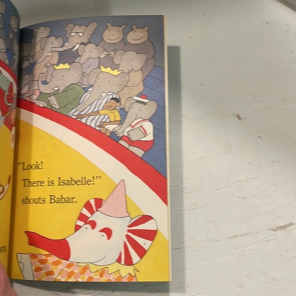 LIKE NEW Vintage 1989 Step into Reading Babar’s Little Circus Star book - Picture 11 of 12